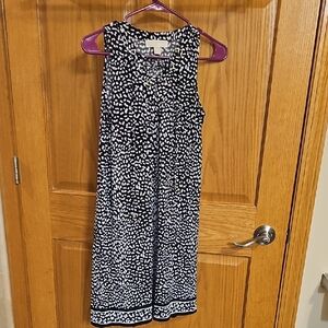 Michael Kors Black and White Patterned Top